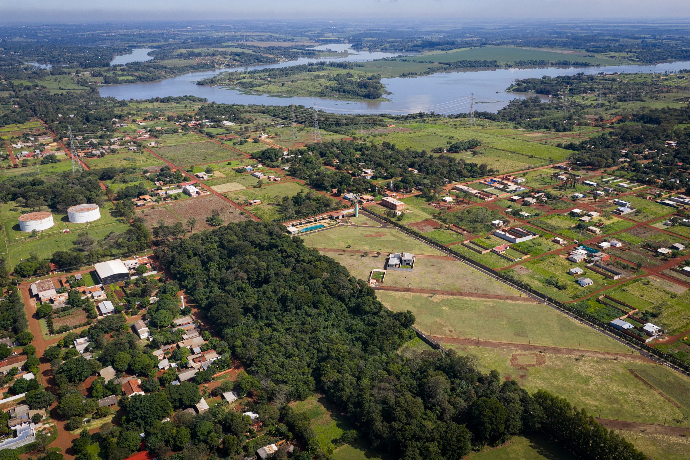 Vista aérea del entorno de Hernandarias
